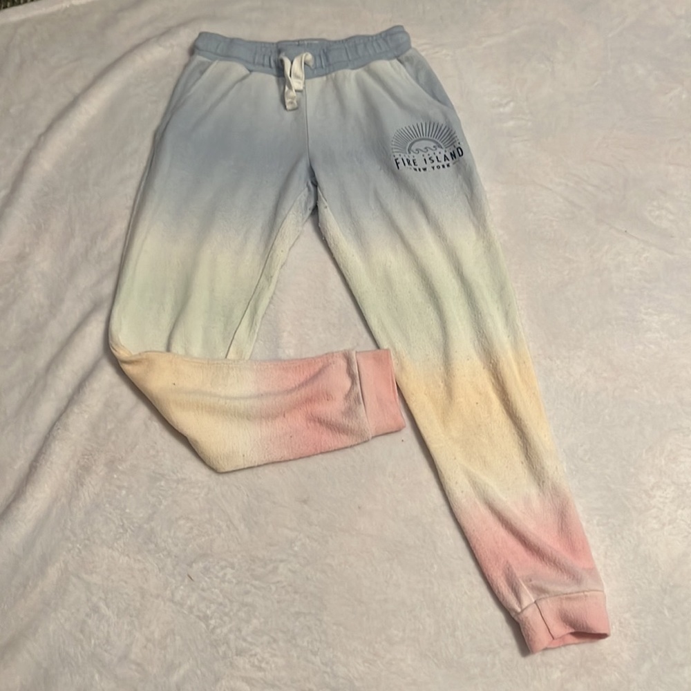 Vintage Havana girls rainbow fire island joggers